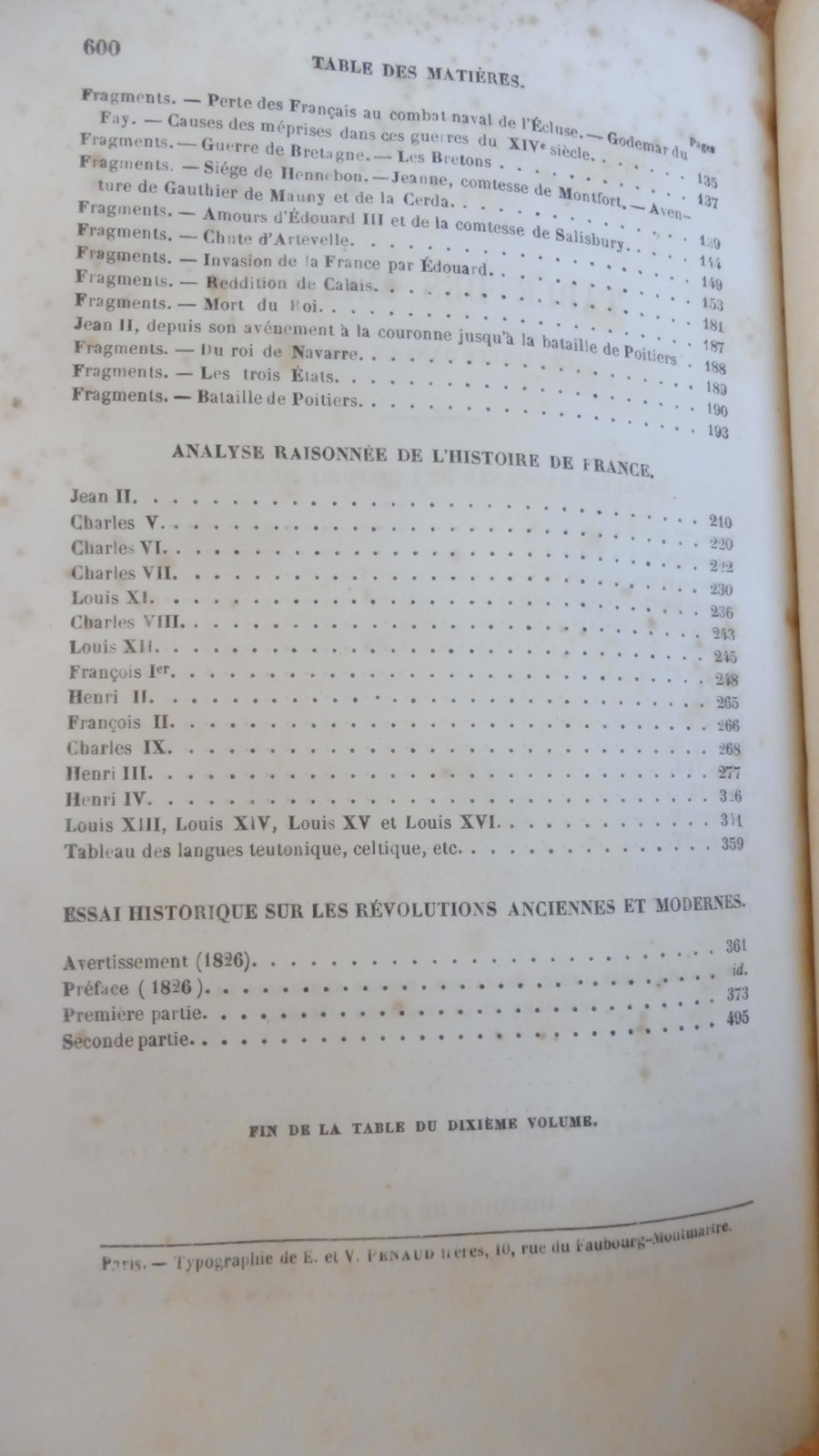 Histoire de France (Chateaubriand) s.d.