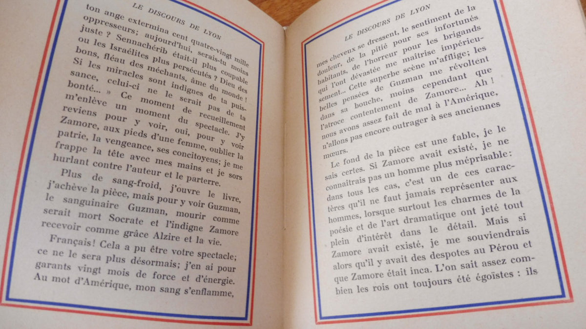 Le Discours de Lyon (Bonaparte) s.d.