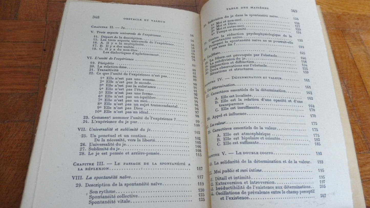 Obstacle et valeur (René Le Senne) s.d.