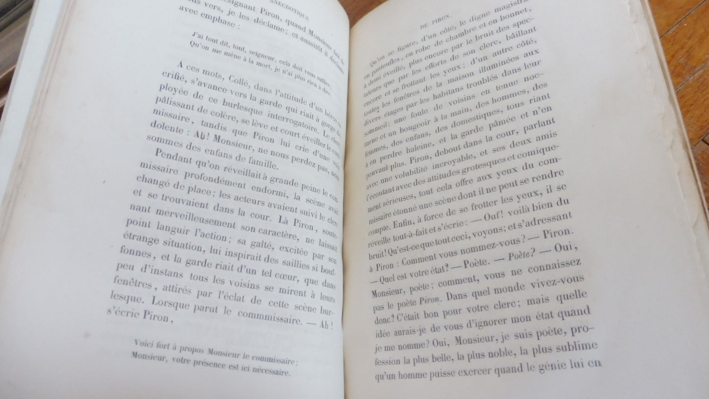 Voyage de Piron à Beaune (Alexis Piron) 1847