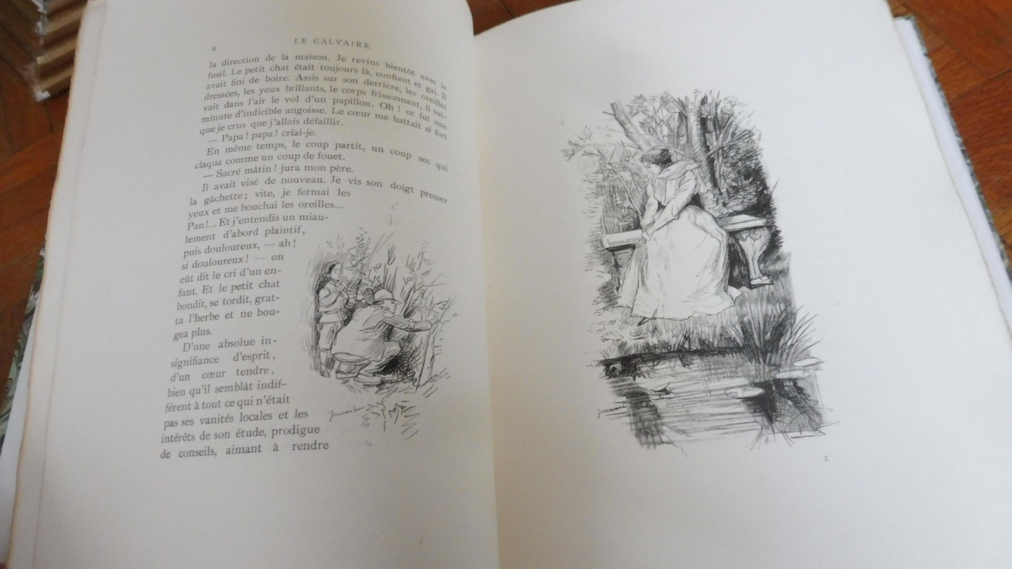 Le Calvaire (Octave Mirbeau) 1901 illus Jeanniot VELIN