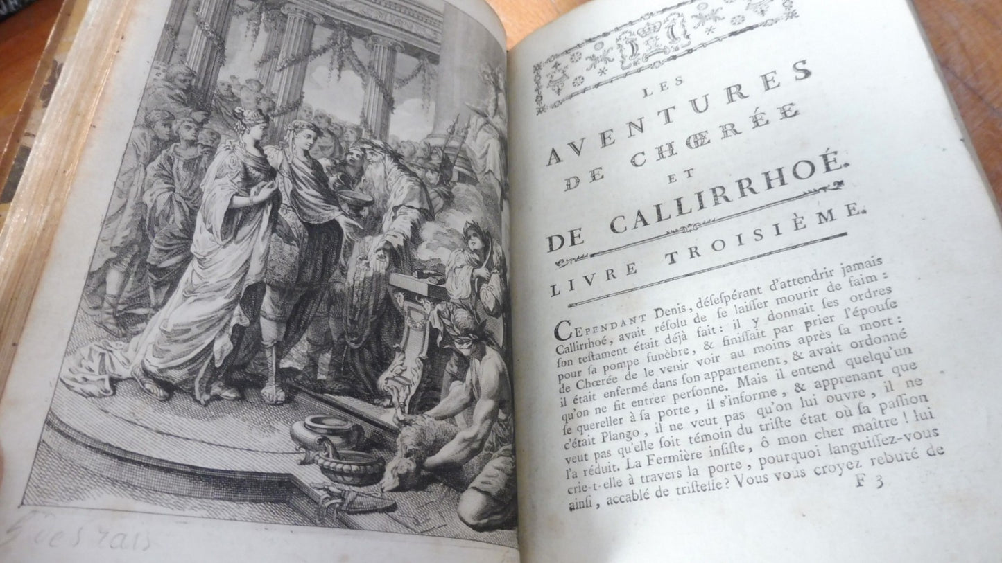 Les Aventures de Choerée et de Callirrhoé (Fallet trad.) 1775