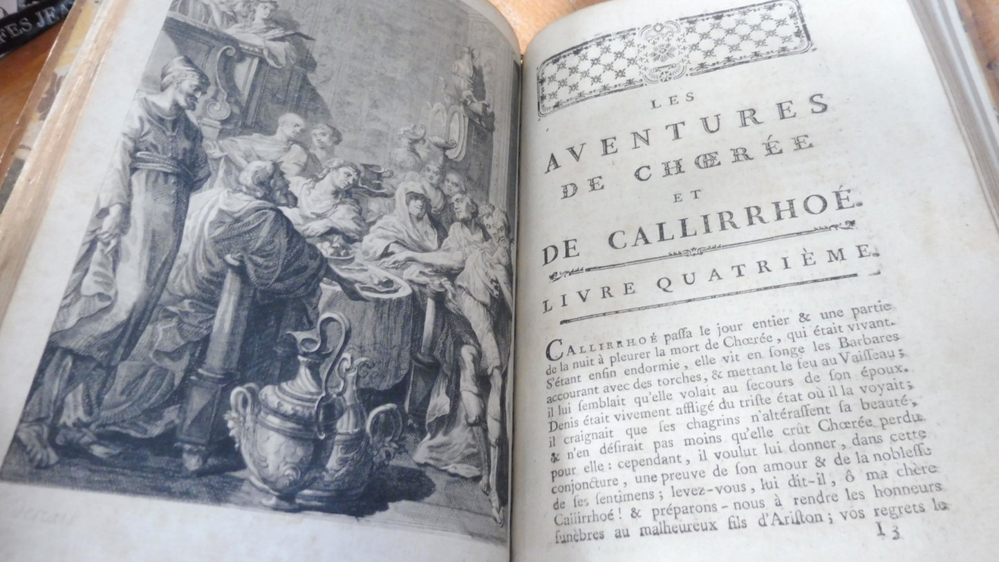 Les Aventures de Choerée et de Callirrhoé (Fallet trad.) 1775