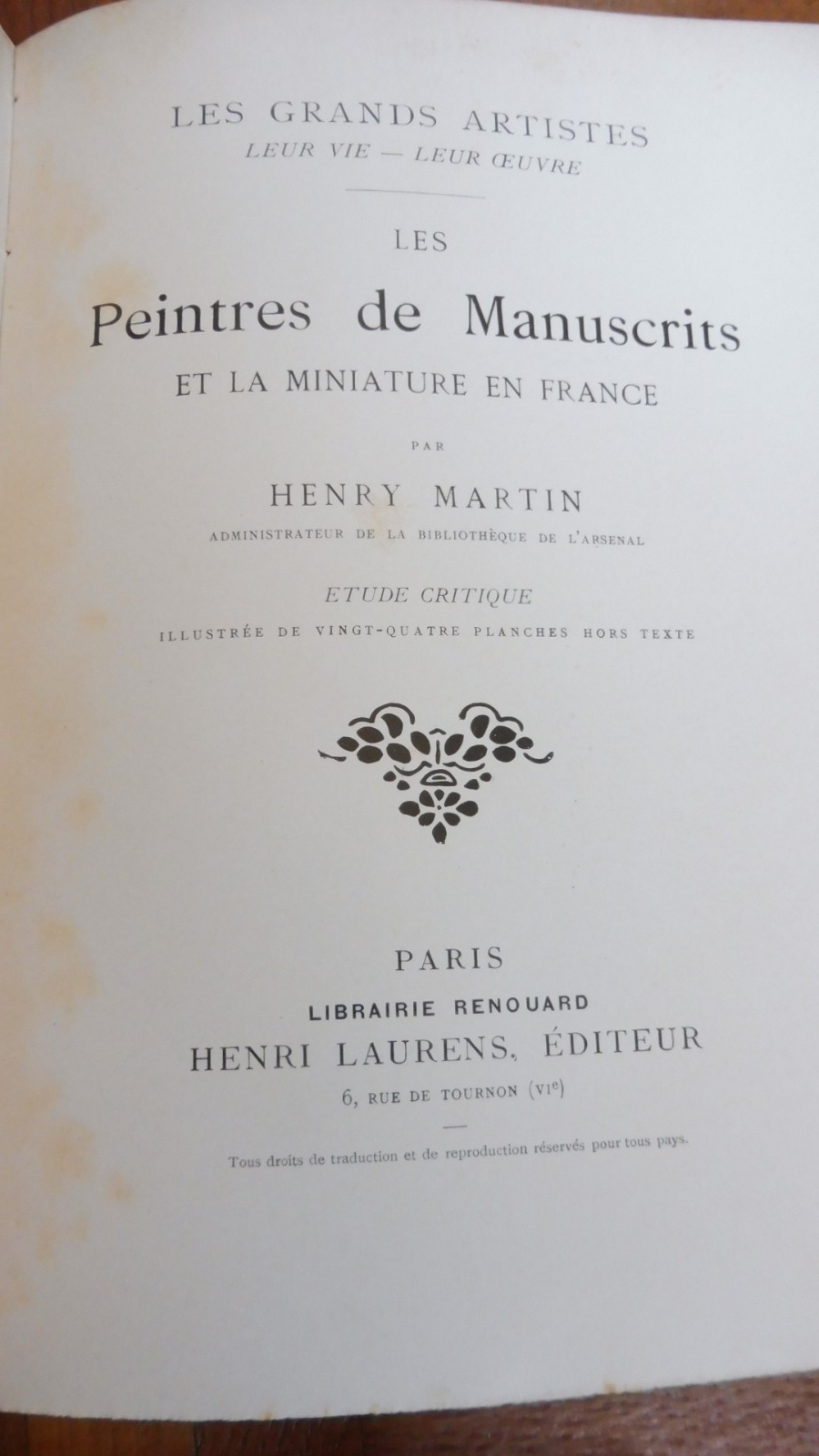Maniaturistes, Puget, Raphaël, Titien (Auquier...) c.a. 1903 4 tomes en 1 vol.