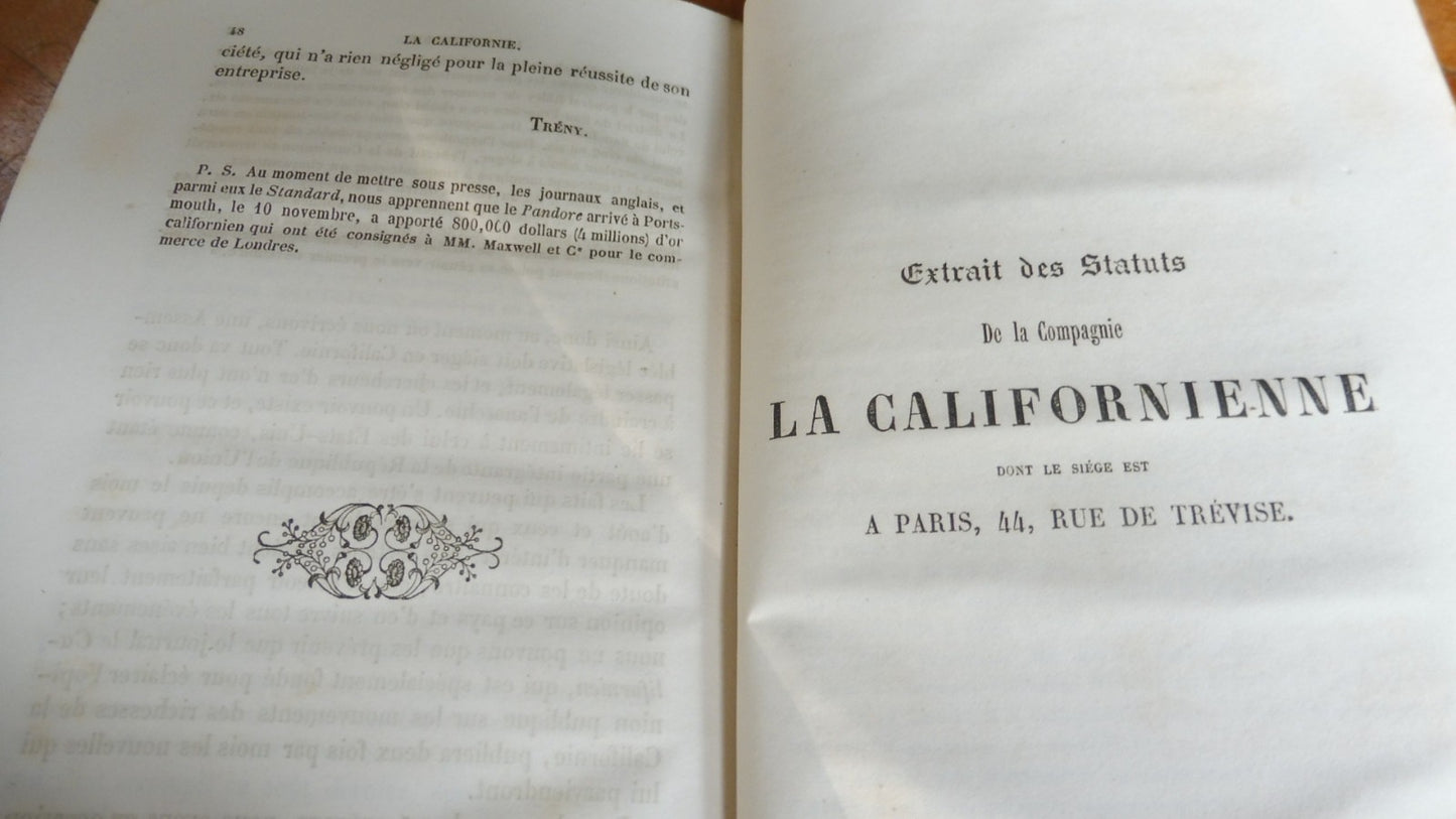 Mémoires de Juillet 1830 (De Foucauld, De Cougny et Trény) 1850-51 LEGITIMISME
