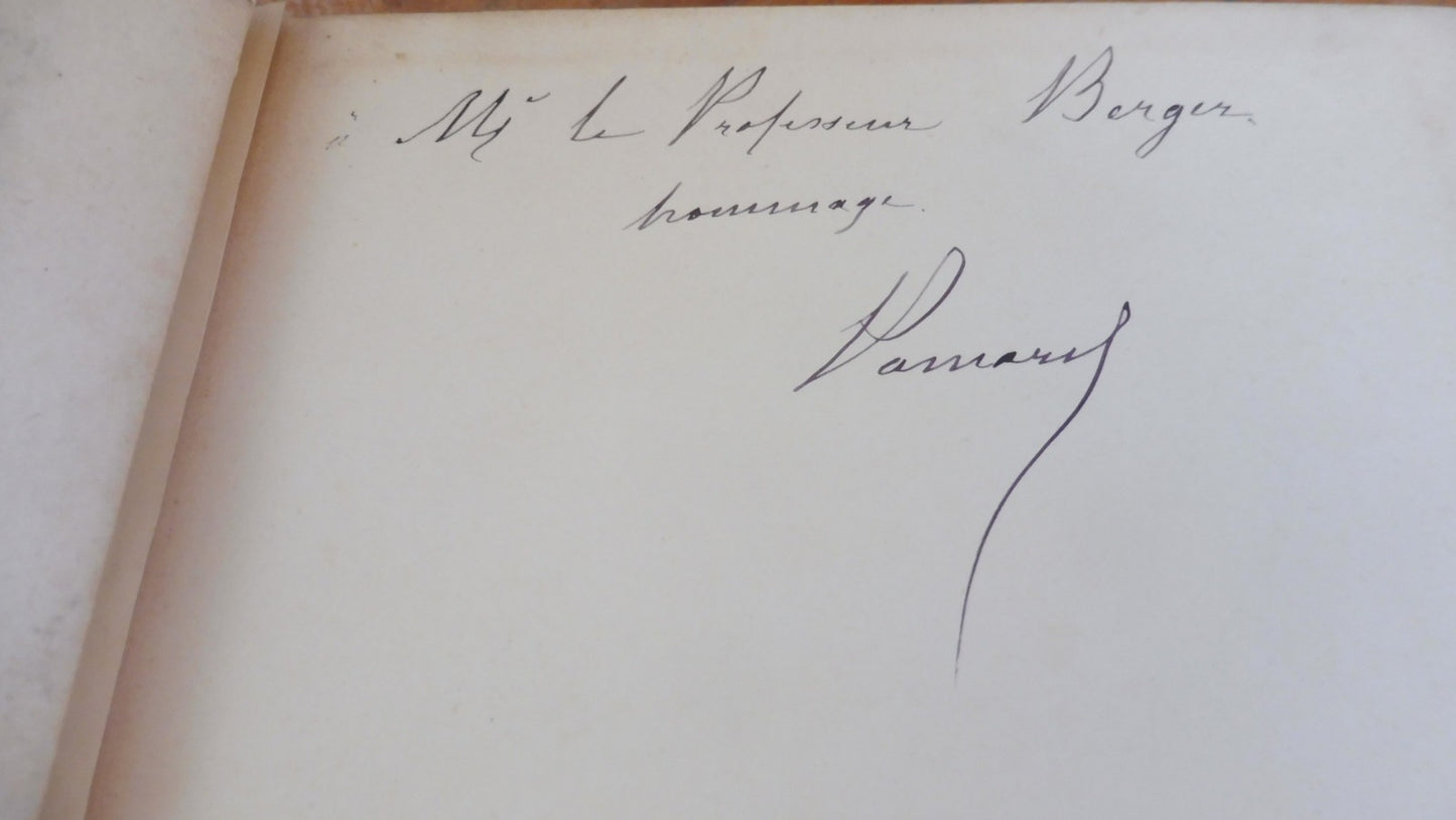 Les Oeuvres de P.-F.-B. Pamard (A. Pamard) 1900 ENVOI MEDECINE OCULAIRE