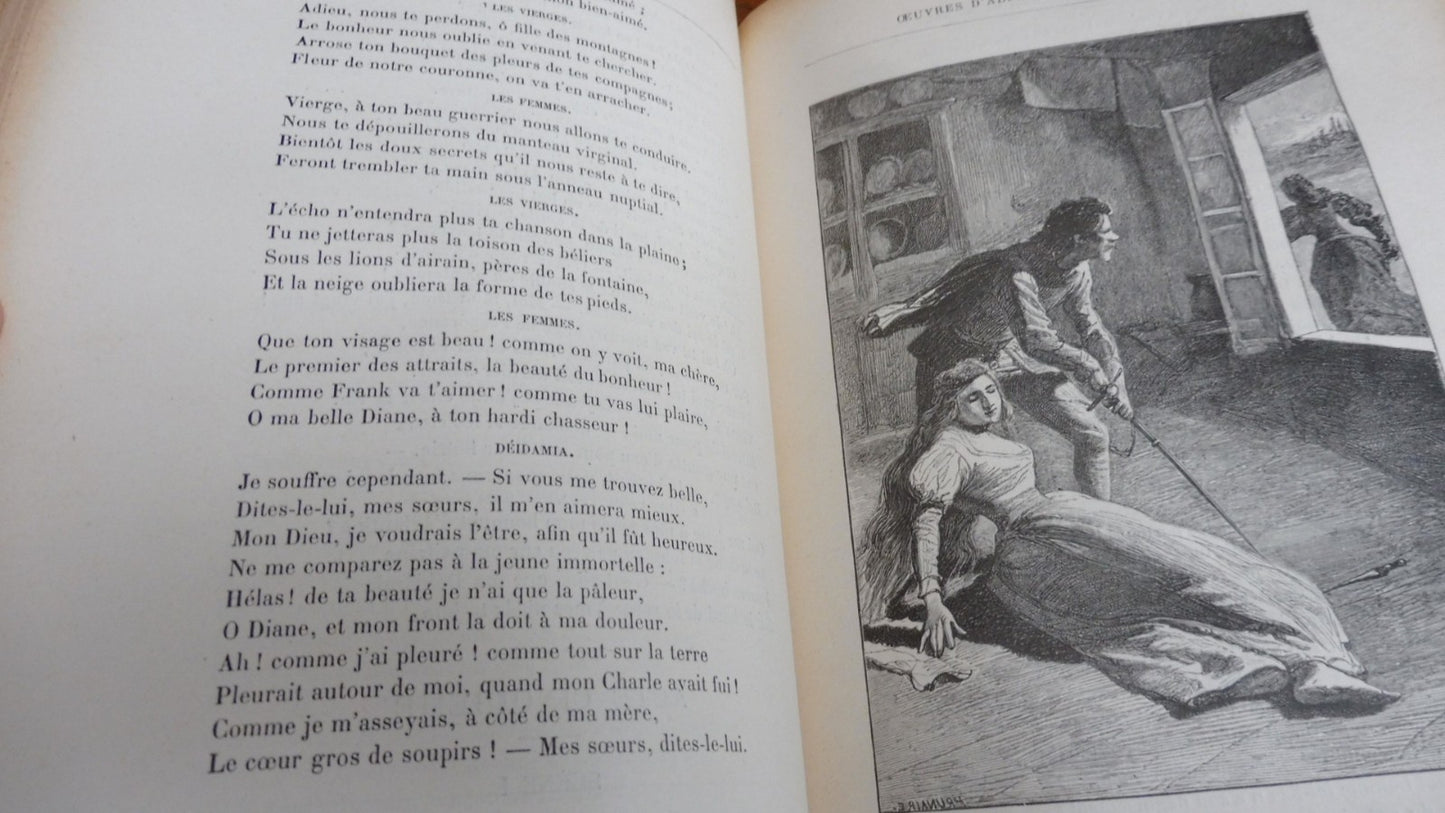 Oeuvres complètes d'Alfred de Musset 1890 5 vol. ILLUSTRE