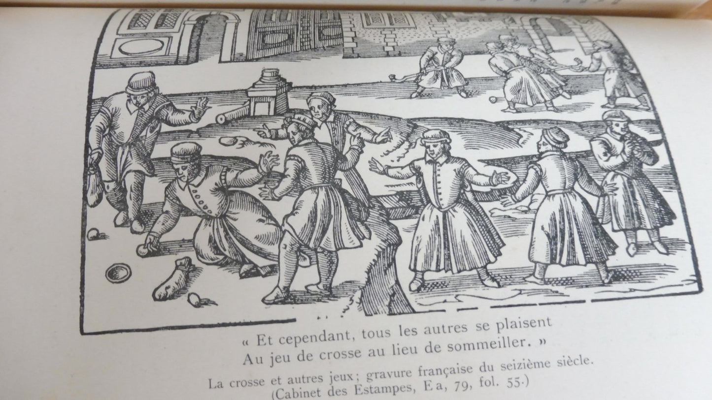 Les Sports et jeux d'exercices dans l'ancienne France (J. J. Jusserand) 1901
