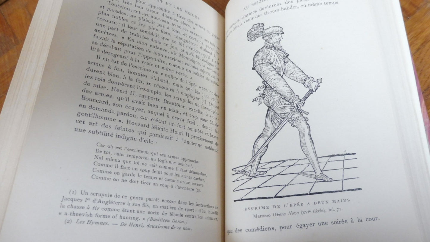 Les Sports et jeux d'exercices dans l'ancienne France (J. J. Jusserand) 1901