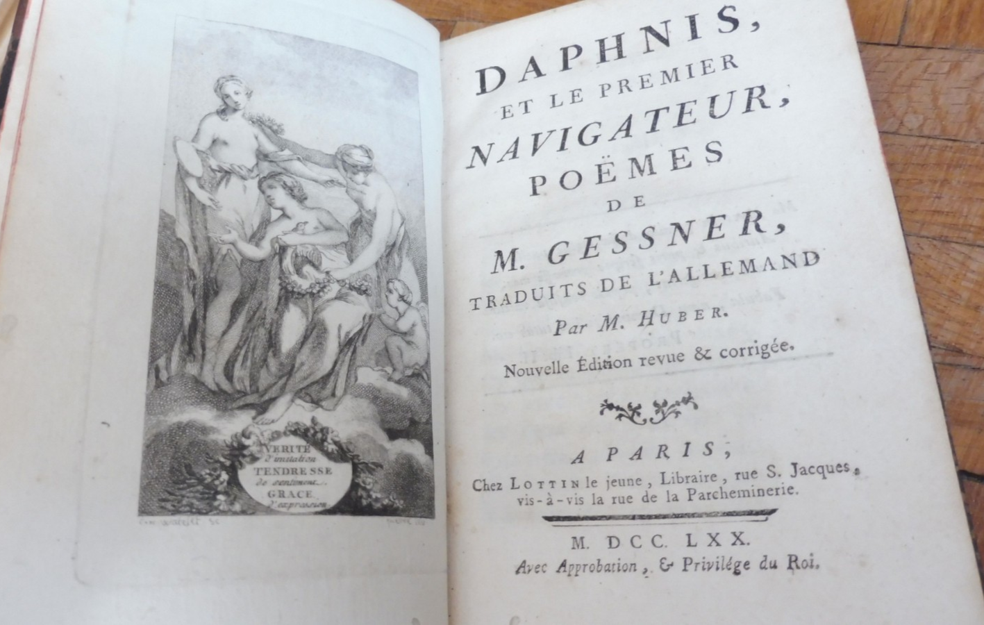 Daphnis et le Premier Navigateur (Salomon Gessner) 1770