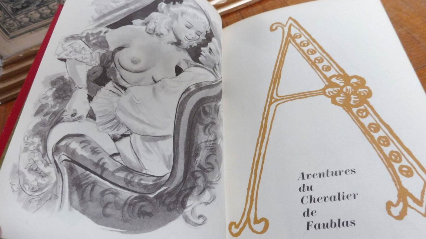 Les Aventures du chevalier de Faublas (Louvet de Couvray) 1970 CURIOSA