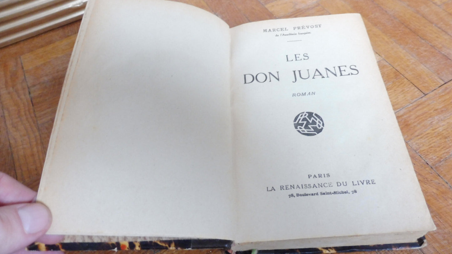 Les Don Juanes (Marcel Prévost) 1922