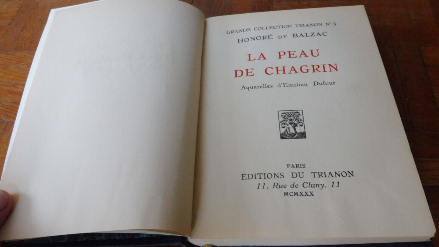 La Peau de chagrin (Balzac) 1930 illus. Dufour