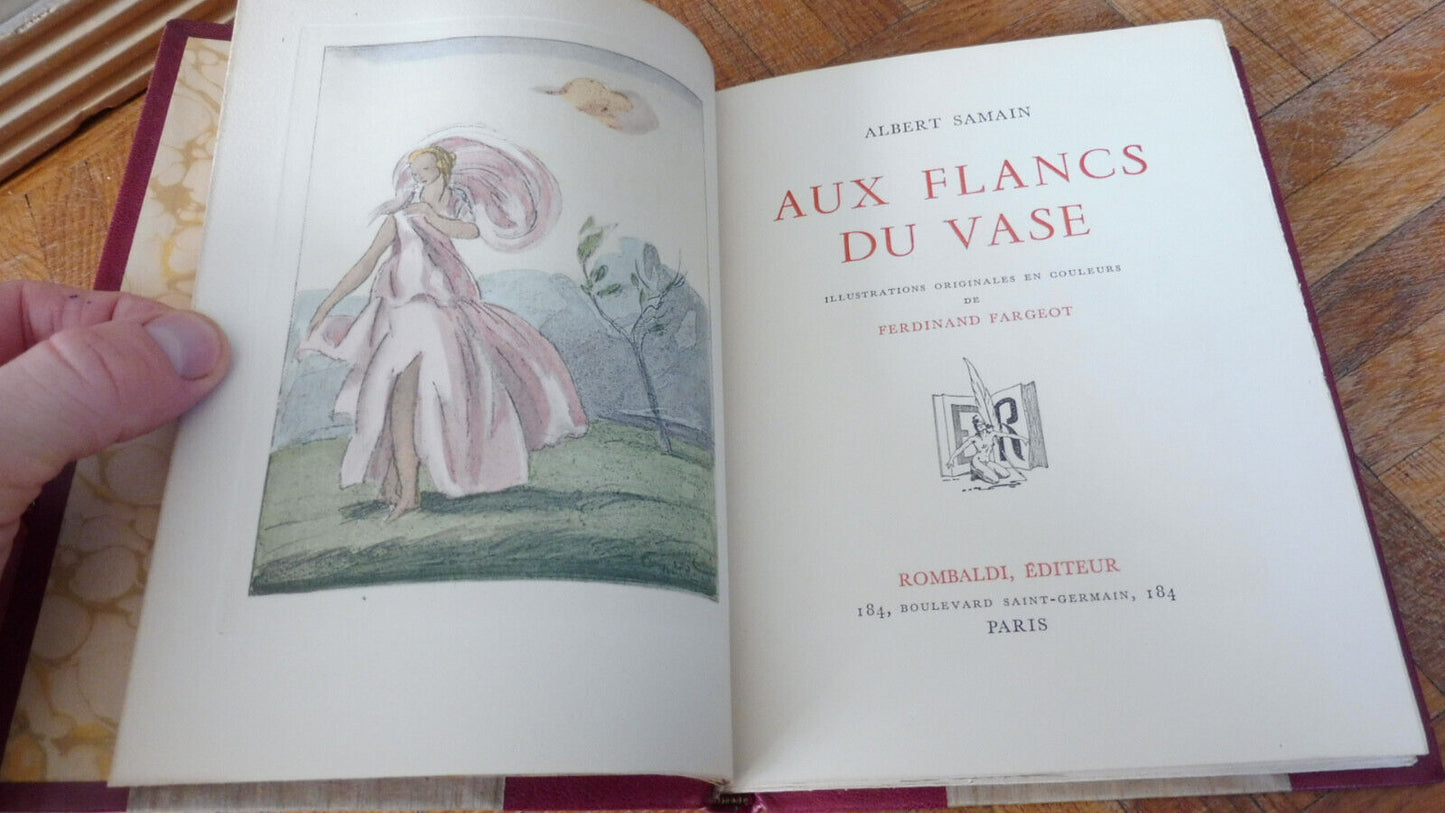 Aux flancs du vase (Albert Samain) 1941 illus. Fargeot