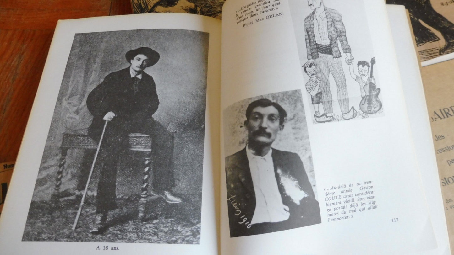 Oeuvres de Gaston Couté 5 vol. + Glossaire