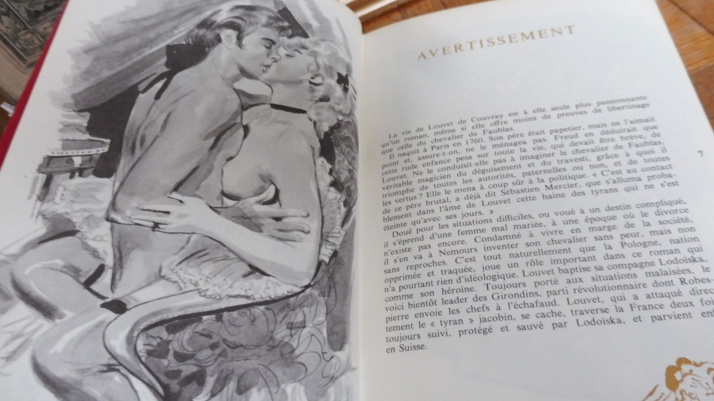 Les Aventures du chevalier de Faublas (Louvet de Couvray) 1970 CURIOSA