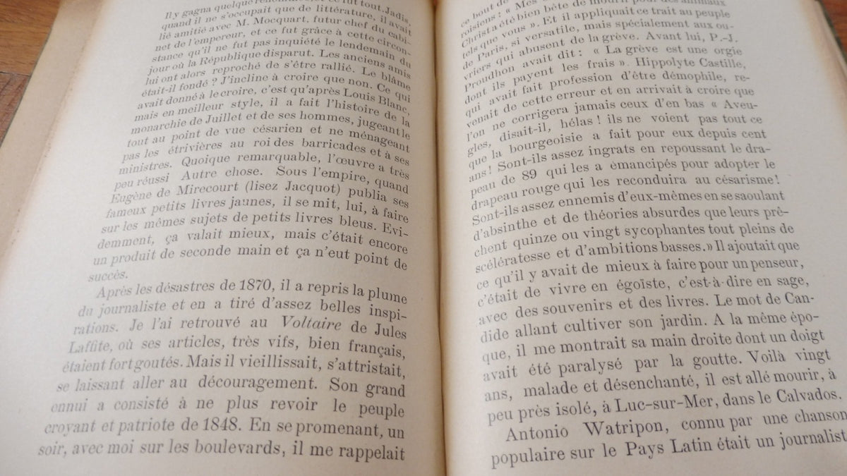 Derniers jours de la bohème. Souvenirs de la vie littéraire (P. Audebrand) s.d.