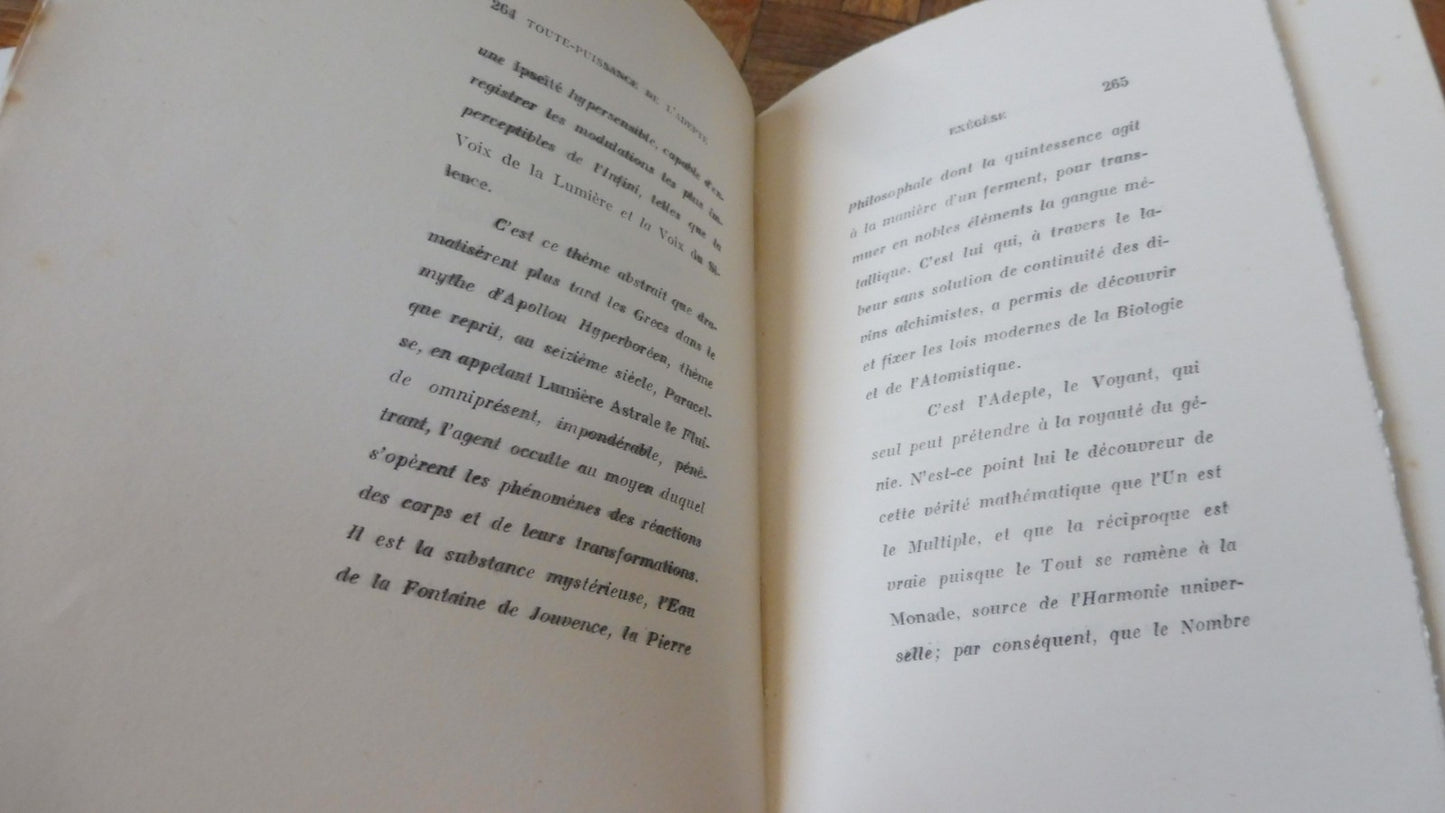 Toute-puissance de l'adepte (Mardrus) 1932 ESOTERISME