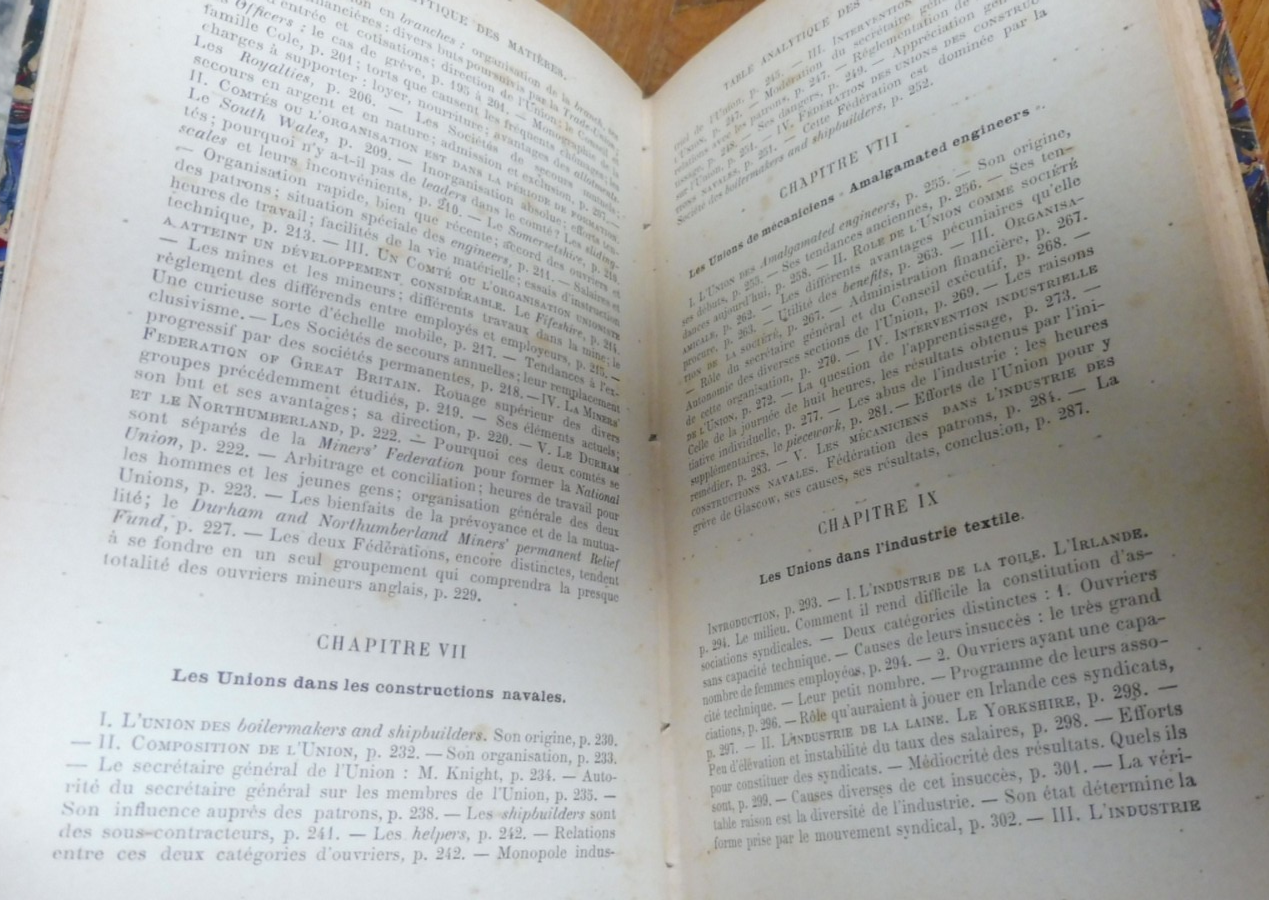 Le Trade-unionisme en Angleterre (Paul De Rousiers) 1897