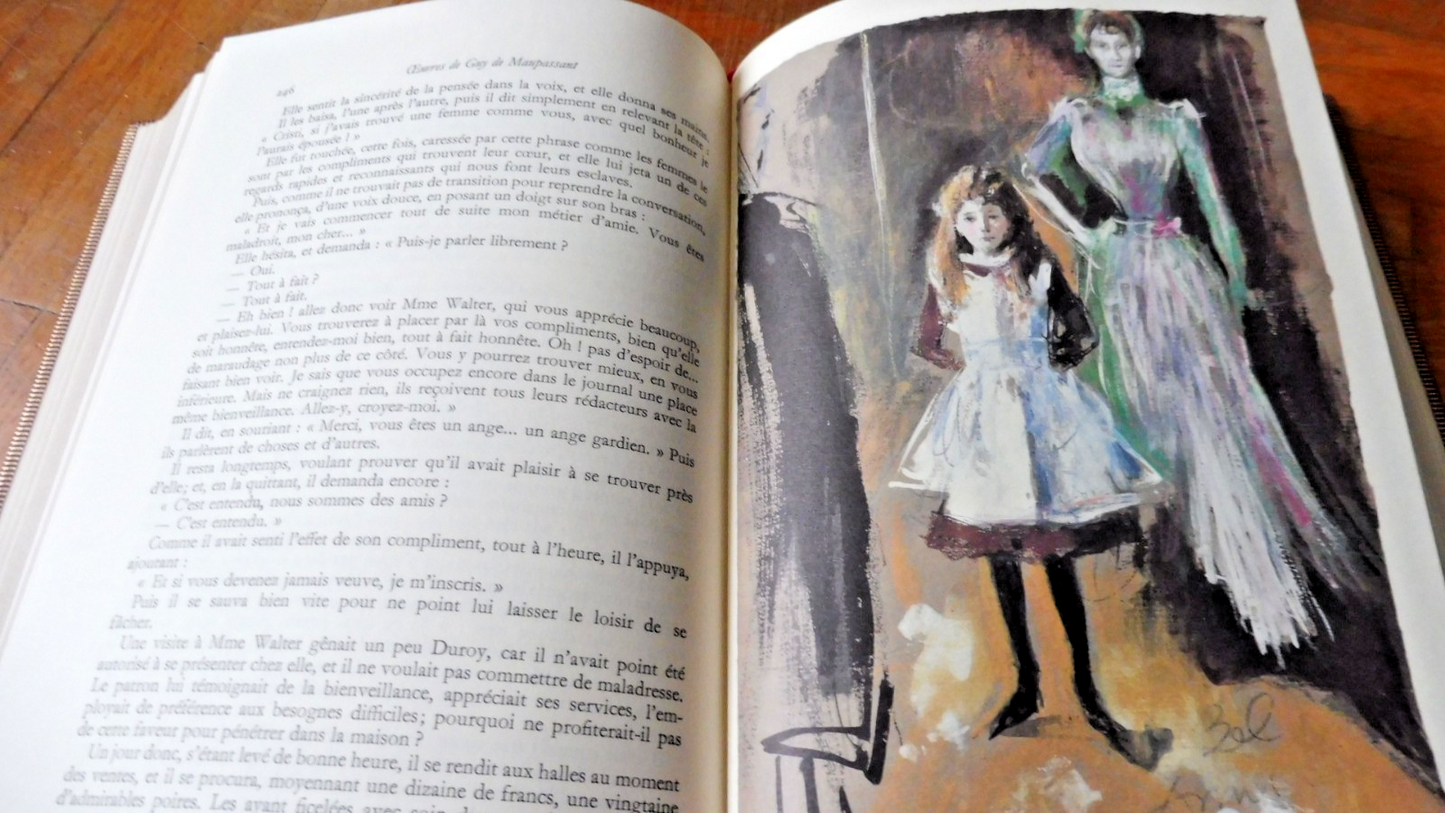 Oeuvres complètes de Maupassant 1987 illus. Pecnard, Doré, Valladié, Collomb