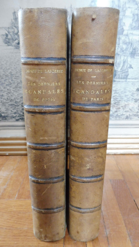 Les Derniers scandales de Paris (Dubut de Laforest) s.d. 2 vol.