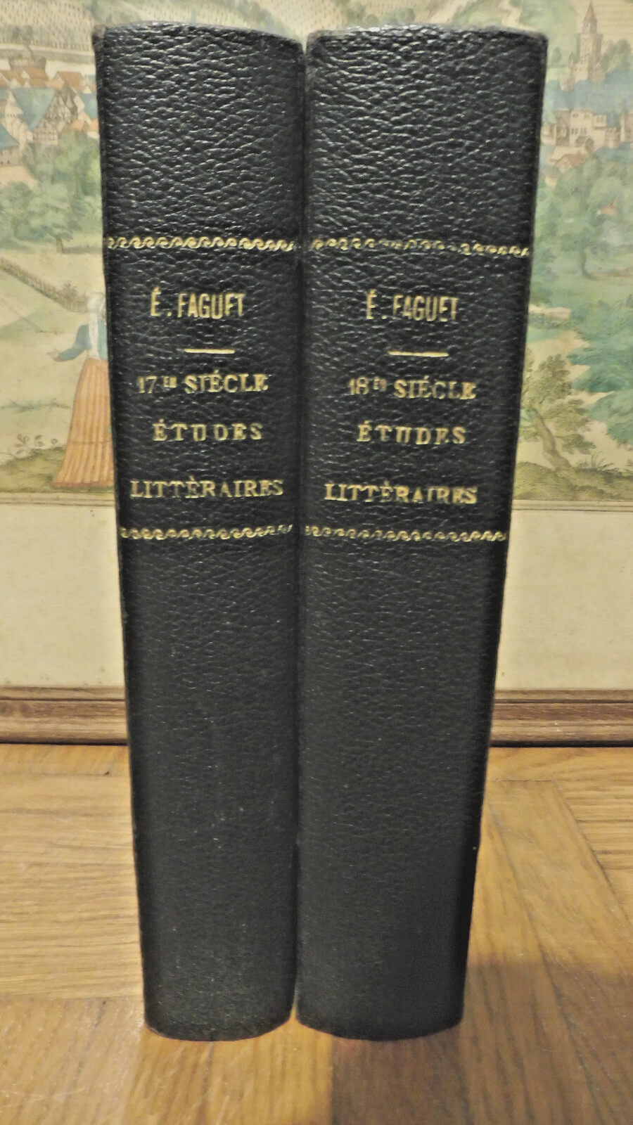 Études littéraires 17e et 18e siècles (Émile Faguet) s.d. 2 vol.