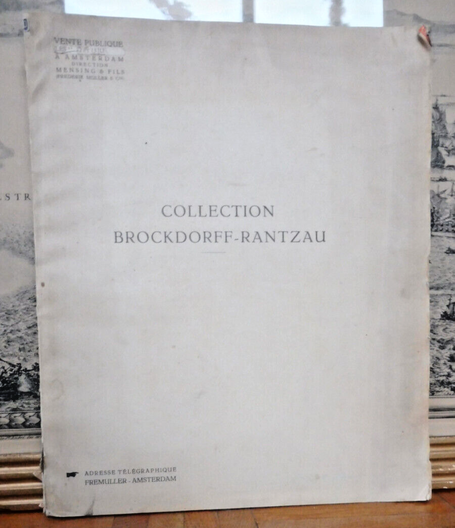 Collection Brockdorff-Rantzau 1929 CATALOGUE