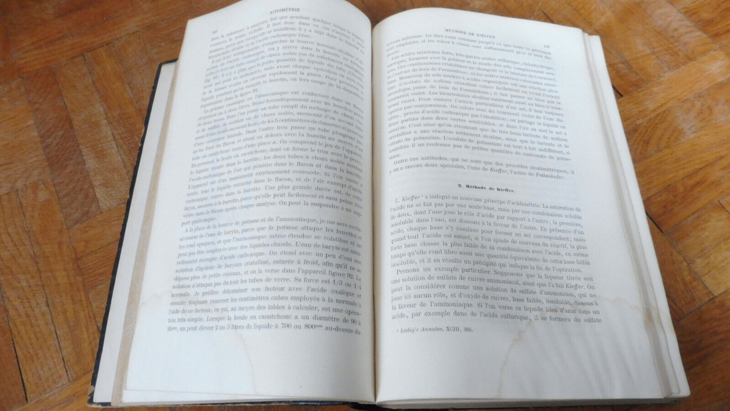 Traité d'analyse chimique (F. Mohr) 1888