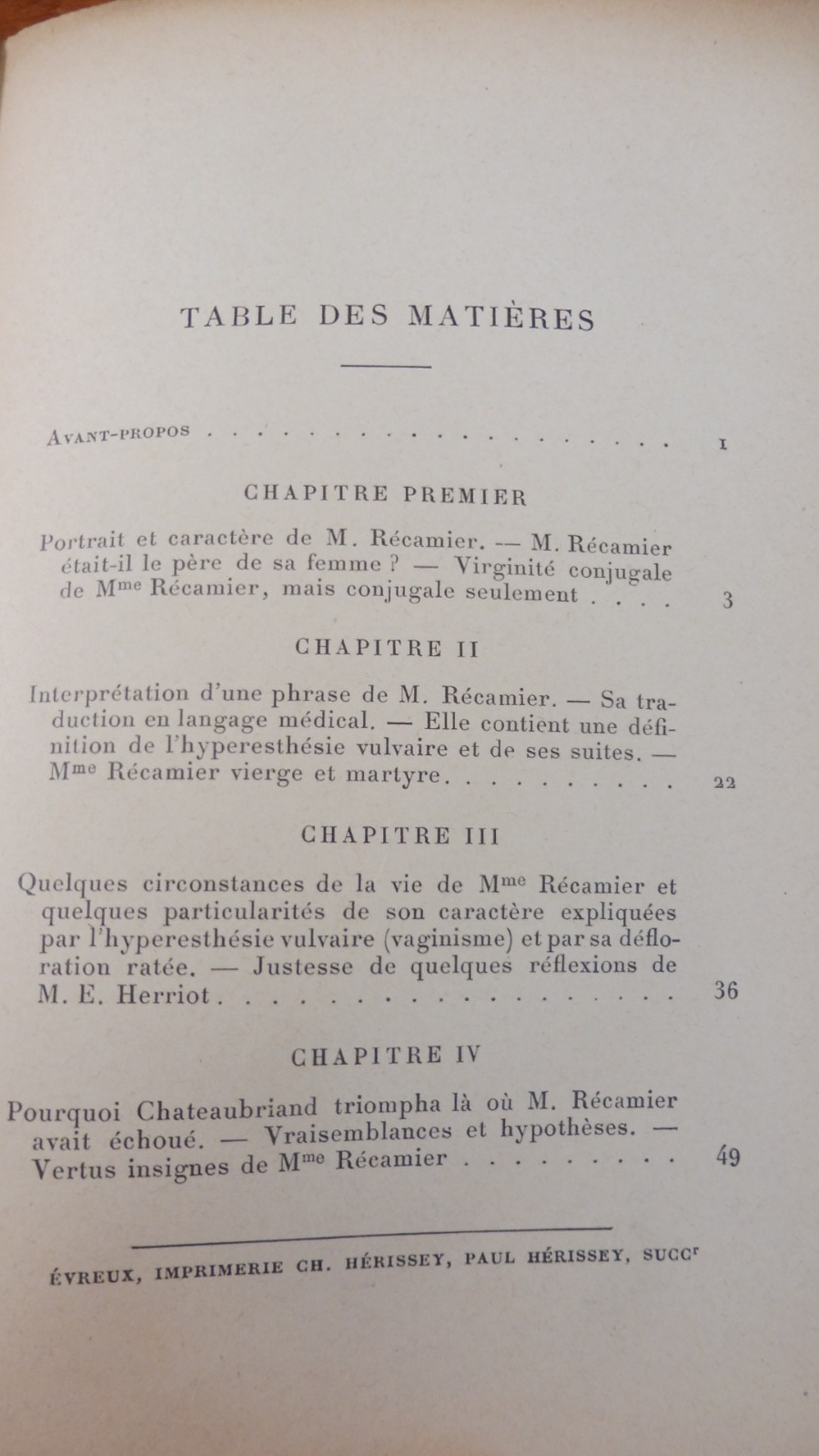 Le Secret de madame Récamier (Dr. Poliquet) 1913 ENVOI