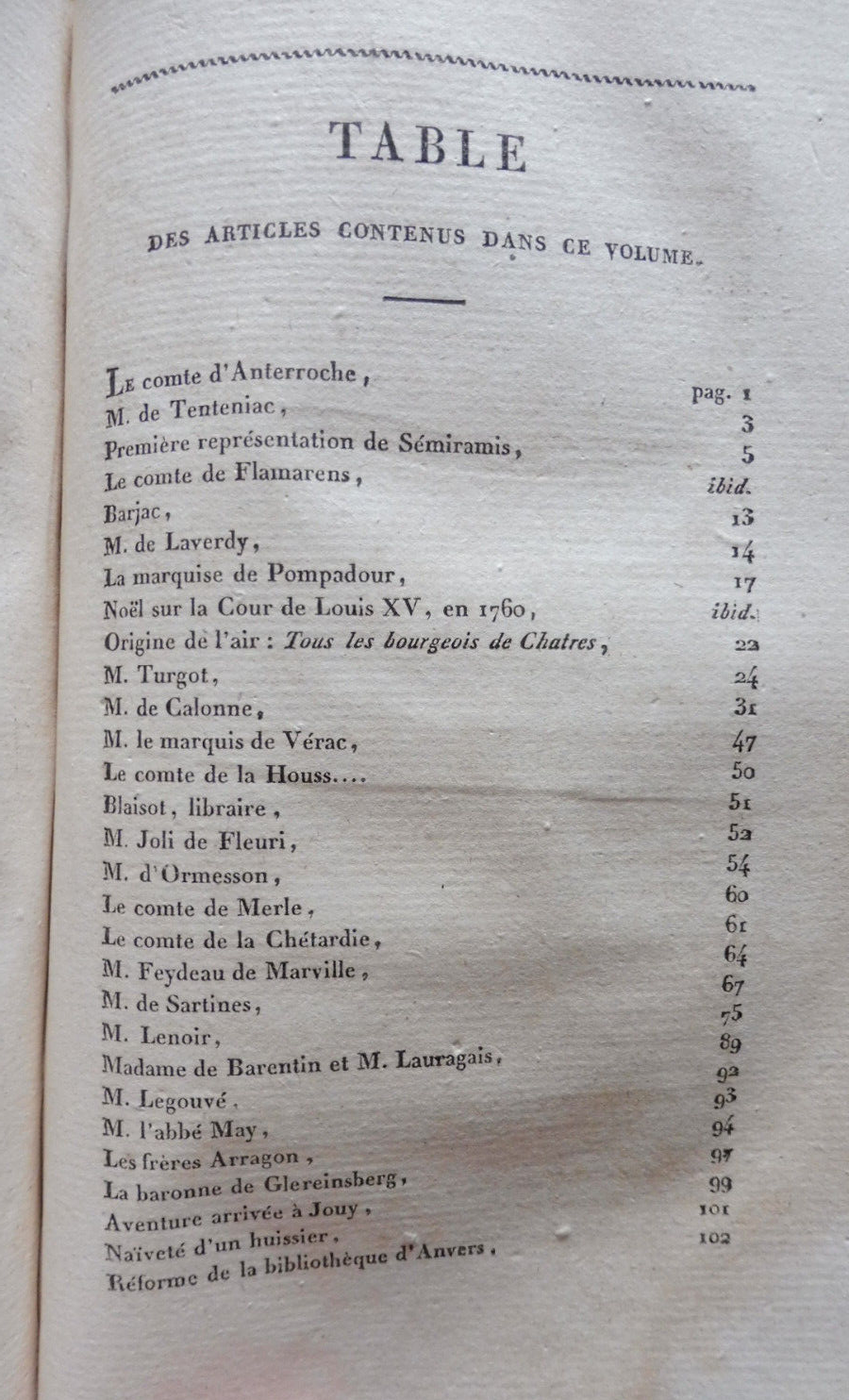 Paris, Versailles et les provinces au XVIIIe siècle 1809 2 tomes en 1 vol.