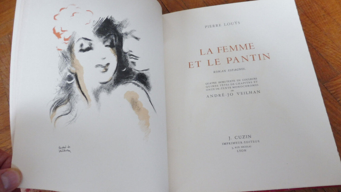 La Femme et le pantin (Pierre Louÿs) 1946 illus. Veilhan