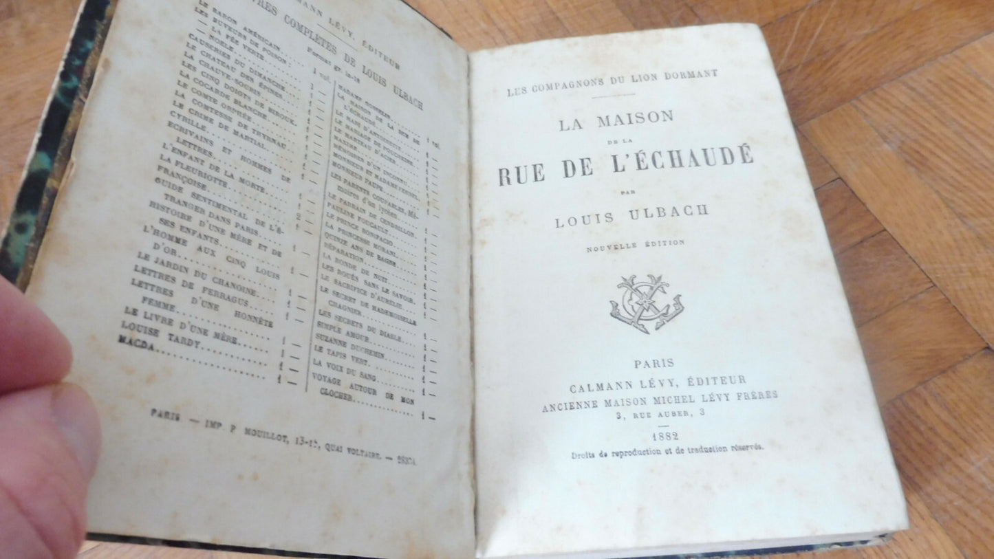 La Maison de la rue de l'Echaudé (Louis Ulbach) 1882