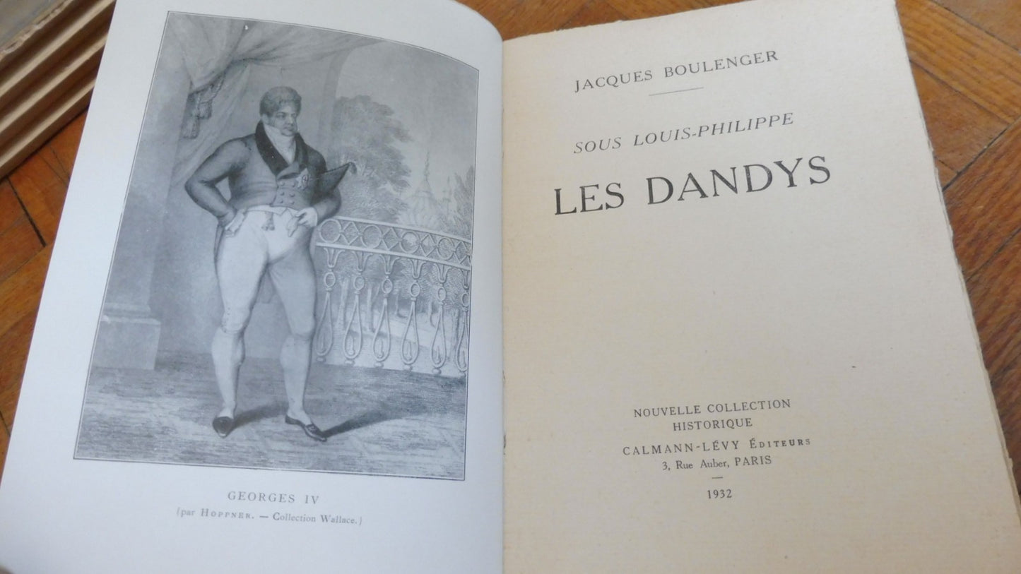Les Dandys (Jacques Boulenger) 1932