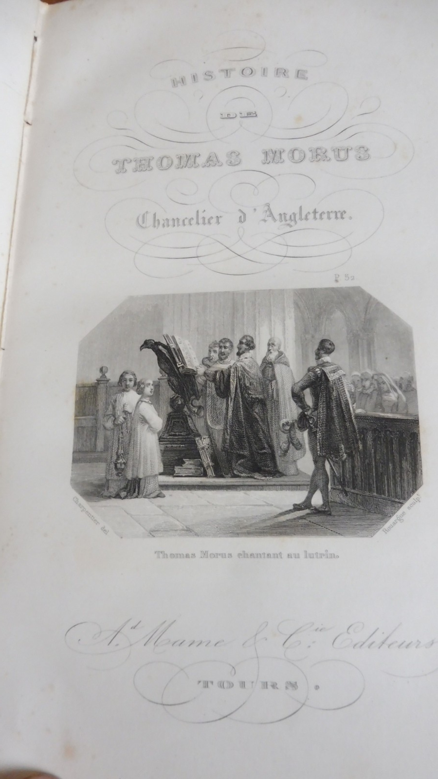 Thomas Morus et son époque (W. J. Walter) 1855