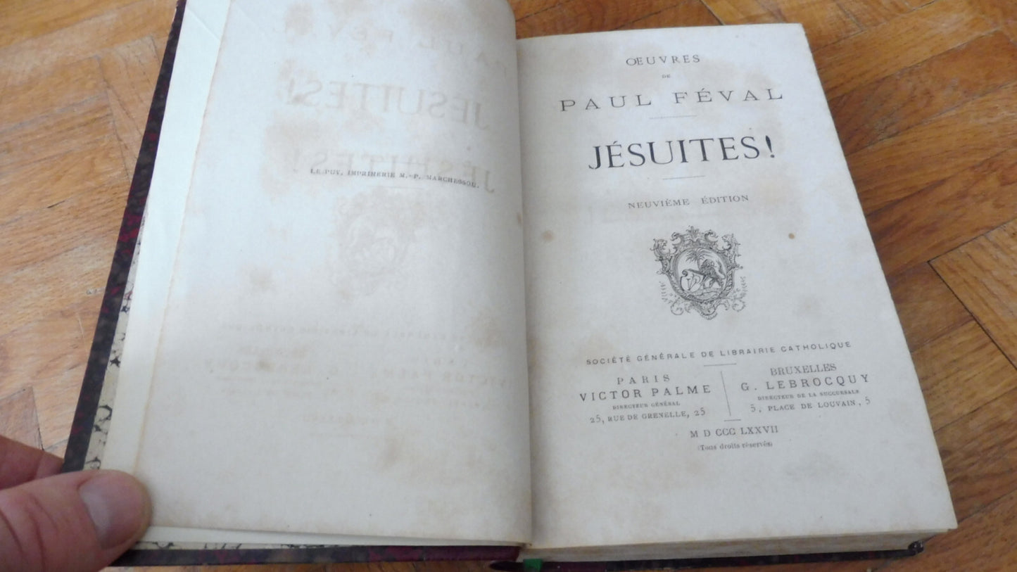 Jésuites ! (Paul Féval) 1877