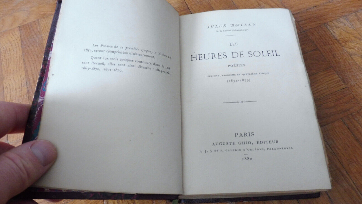 Les Heures de soleil (J. Bailly) 1880