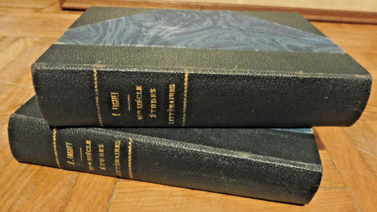 Études littéraires 17e et 18e siècles (Émile Faguet) s.d. 2 vol.