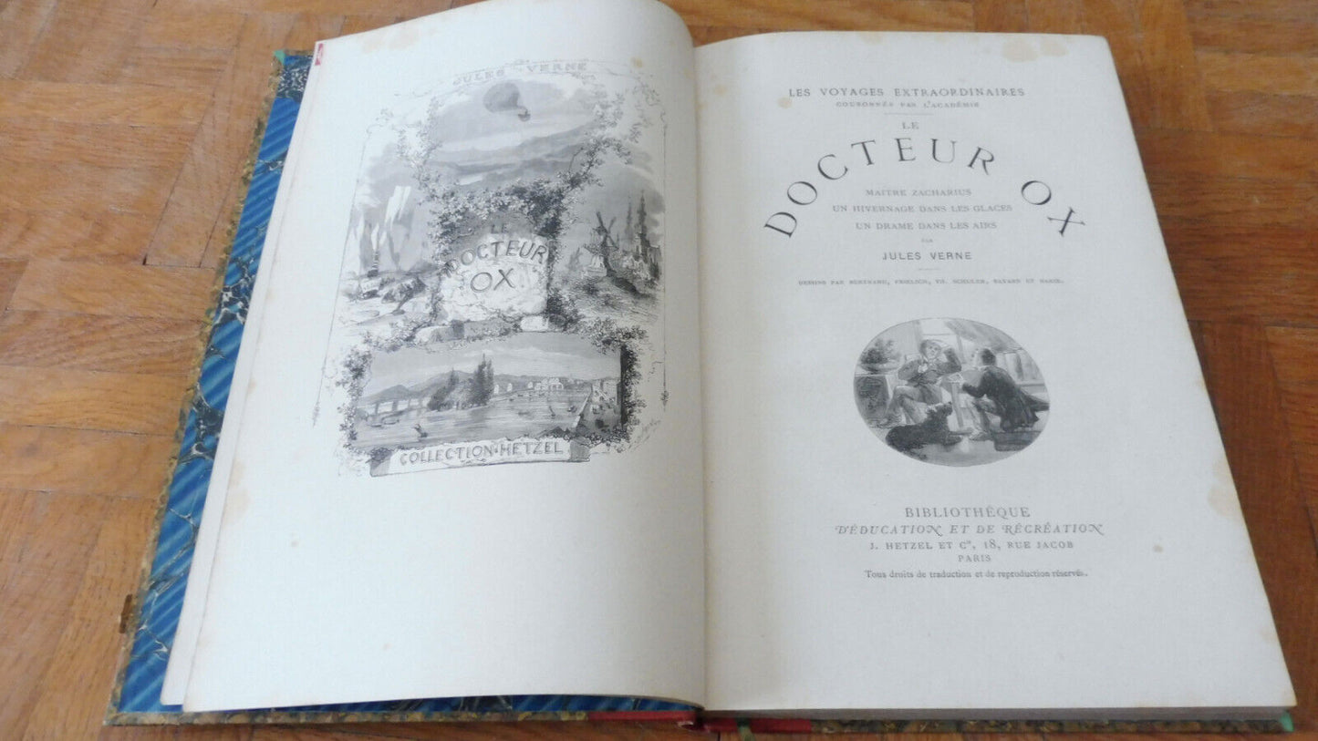 Le Docteur Ox (Jules Verne) s.d. illus. Bertrand, Froelig, Schuler...