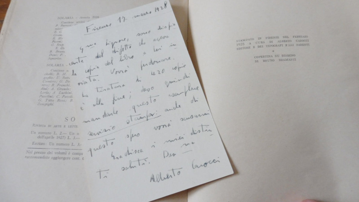 Il Cartesiano signor Teste (Giuseppe Raimondi) 1928 EO + Lettre
