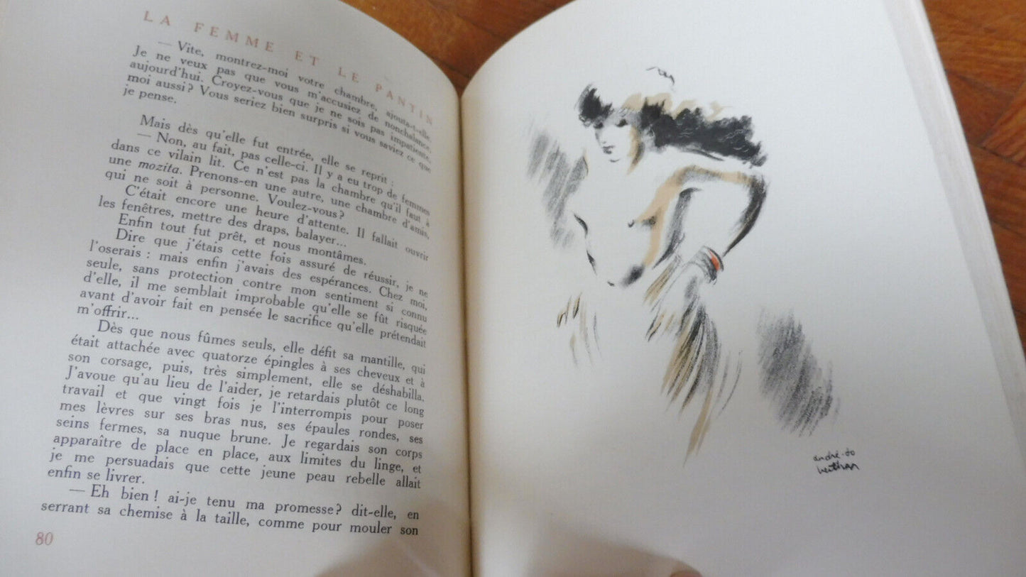 La Femme et le pantin (Pierre Louÿs) 1946 illus. Veilhan