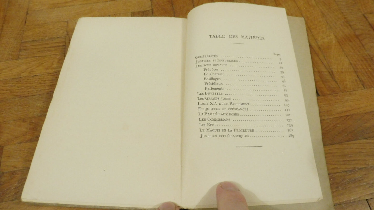 Juges et procès d'autrefois (Jean Plémeur) 1932