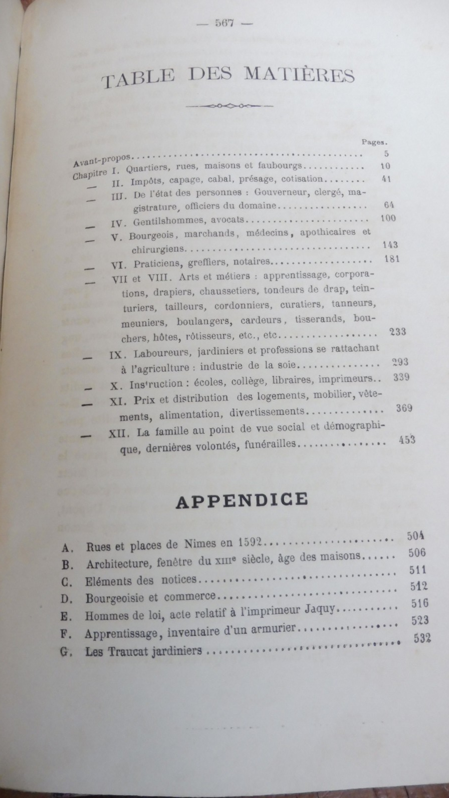 Nîmes à la fin du XIXème siècle (Albert Puech) 1884