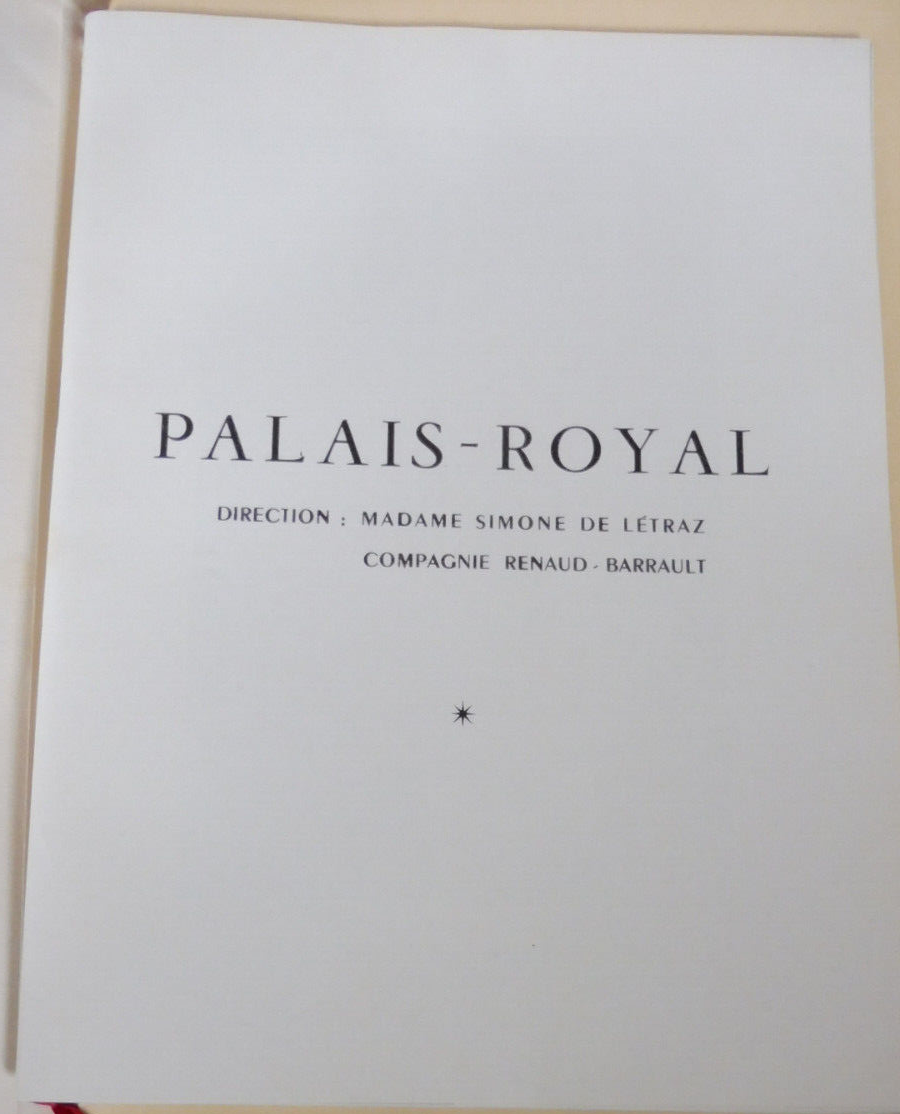 Le Siècle d'Offenbach. Cahiers de la compagnie (M. Renaud & J.-L. Barrault) 1958
