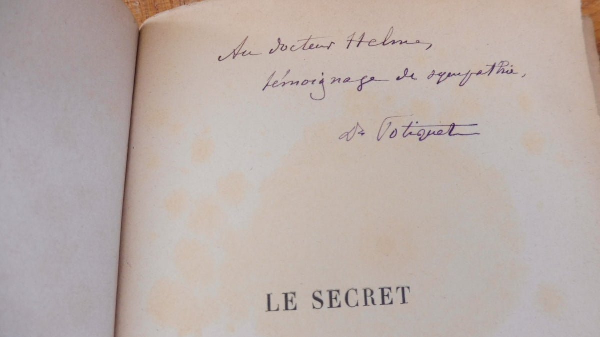 Le Secret de madame Récamier (Dr. Poliquet) 1913 ENVOI