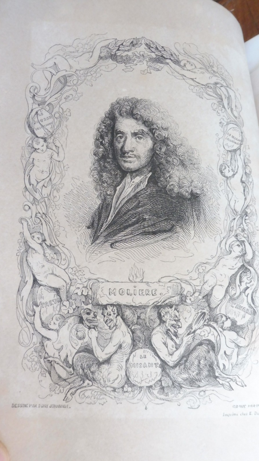 Oeuvres de Molière 1835 2/2 illus. Johannot