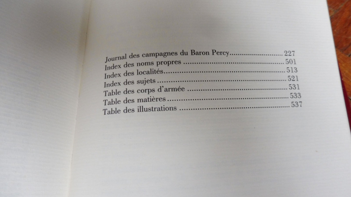 Journal des campagnes. 1799-1809 (Baron Percy) 1958 2/2 NAPOLEON
