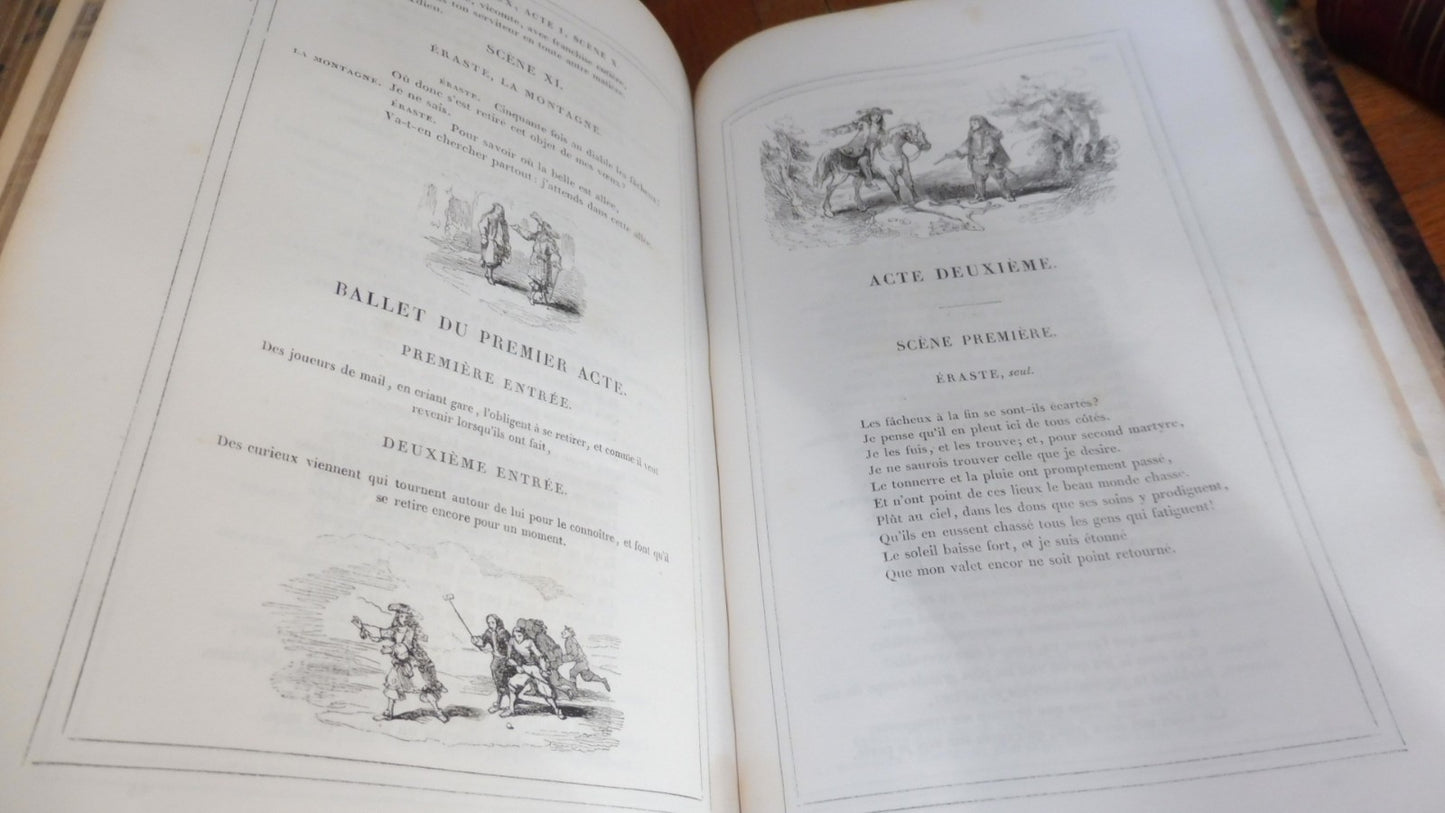 Oeuvres de Molière 1835 2/2 illus. Johannot