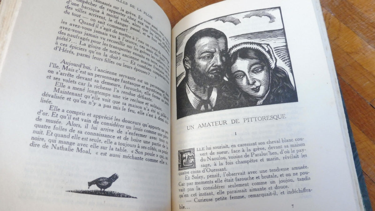 Filles de la Pluie. Scènes de la vie ouessantine (A. Savignon) 1924 illus. Alaux