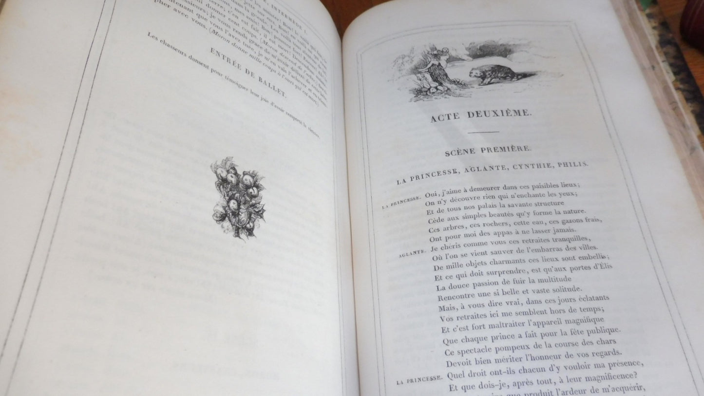 Oeuvres de Molière 1835 2/2 illus. Johannot
