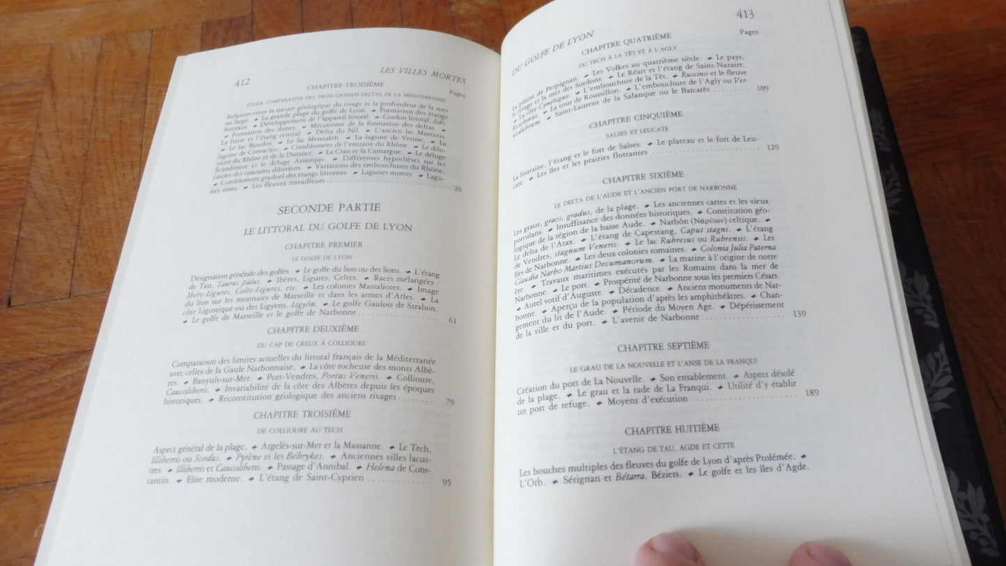Les Villes mortes du Golfe du Lyon (Ch. Lanthéric) 1989 JEAN DE BONNOT